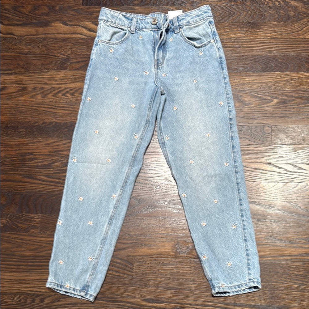 Embroidered Light Blue Women's Jeans